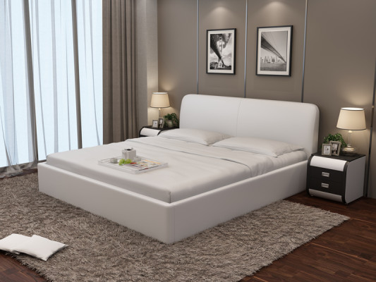 Wasserbett Hotel Doppelbett Vollbetten Lederbett, gepolstertes Wasserbett LB8836
