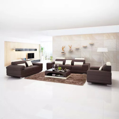 Moderne Couch Sofagarnitur 321 Sitzer Couchtisch Ledersofa Sofa Wohnlandschaft