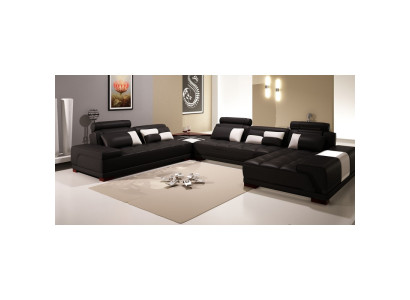 Sofa mit USB,Couch Polster Garnitur XXL Big Eck SofasWohnlandschaft Ecksofa Neu