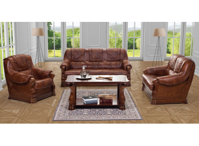 Sofa Schlafsofa Designer 3 Sitzer Sofa mit Bettfunktion Garnitur Couch Ledersofa