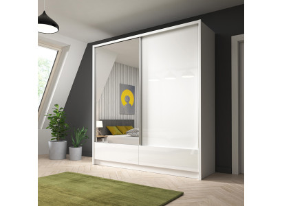 Garderobe Aufbewahrung 200cm Regal Schrank Archiv Schiebetüren Schiebetüren Büro