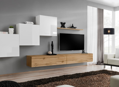Wohnzimmer Tv-Ständer 3x Wandschrank Wandregal Luxus Design Sideboarad Wohnwand
