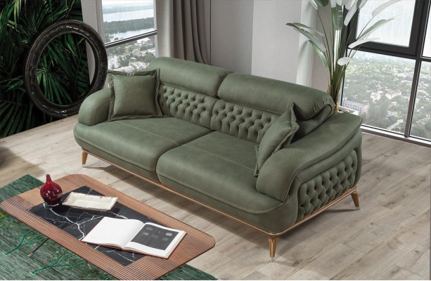 Luxus Sofa Dreisitzer Wohnzimmer Einrichtung Modern Dreisitzer Möbel Neu