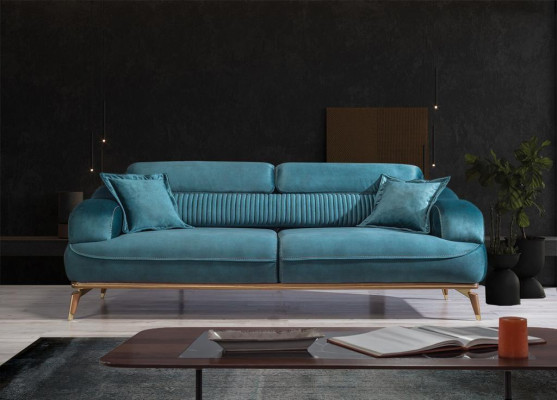 Modern Sofa Dreisitzer Couch Wohnzimmer Einrichtung Polster Sitz Luxus Möbel