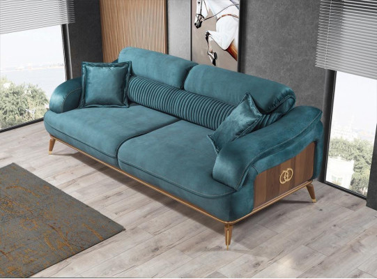 Modern Sofa Dreisitzer Couch Wohnzimmer Einrichtung Polster Sitz Luxus Möbel