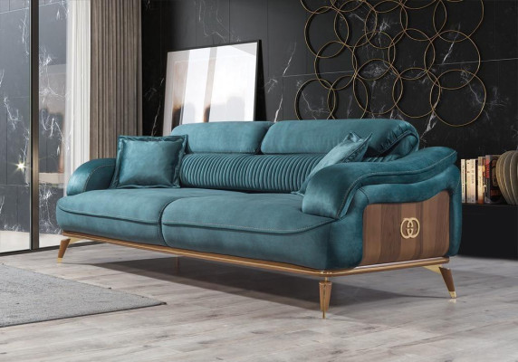 Modern Sofa Dreisitzer Couch Wohnzimmer Einrichtung Polster Sitz Luxus Möbel