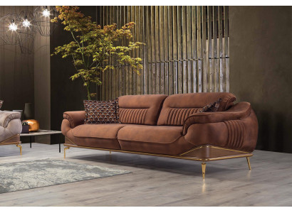 Luxus Neu Dreisitzer Sofa Couch Wohnzimmer Modern Design Sofas Einrichtung