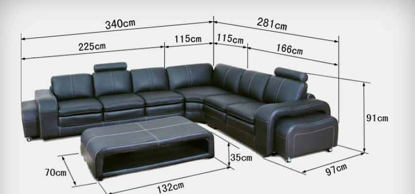 Ledersofa Sofa Couch Wohnlandschaft Ecksofa Eck Garnitur Design Modern Neu A1109