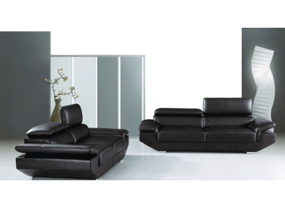 3+2 Sofagarnitur Set Couch Polster Sitz Garnitur Modernes Ledersofa Weilrod