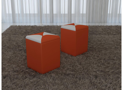 Design Polster Hocker Fußhocker Ottomane Sitz Chaise Gepolstert FT006