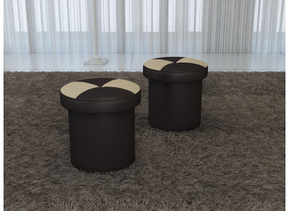 Design Polster Hocker Fußhocker Ottomane Sitz Chaise Gepolstert FT008