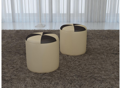 Design Polster Hocker Fußhocker Ottomane Sitz Chaise Gepolstert Pufa FT009