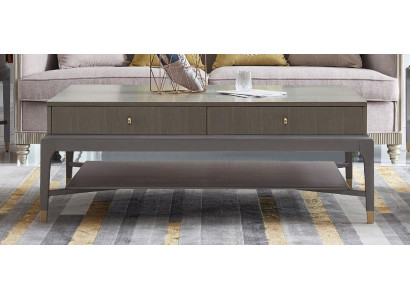 Klassischer Tisch Couchtisch Beistelltisch Design Sofa Wohnzimmer Holz