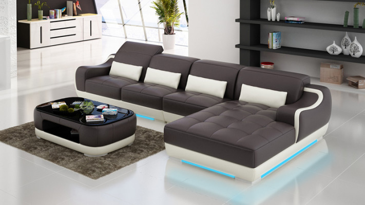 Entdecken Sie unser charmantes neues Ecksofa in L-Form für stilvolles Wohnambiente