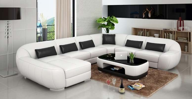 Stilvolles U-Form Ecksofa Modernes Design für höchsten Komfort für Ihr Wohnzimmer