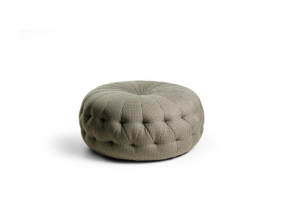 Wohnzimmer Einrichtung Design Hocker Polster Textil Fußhocker Neu