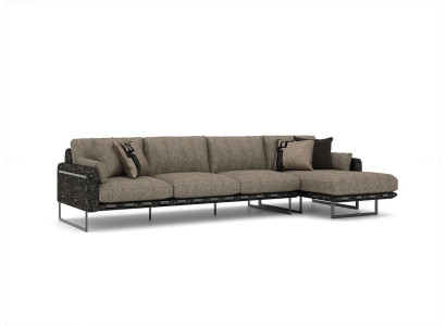 Luxus Einrichtung Polstermöbel Ecksofa L-Form Wohnzimmer Eckcouch Neu