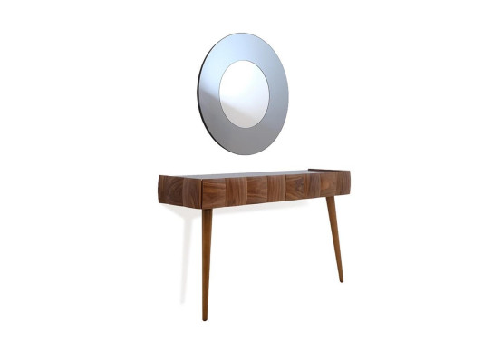 Konsolentisch mit Spiegel Modern Wohnzimmer Luxus Möbel Set Konsole