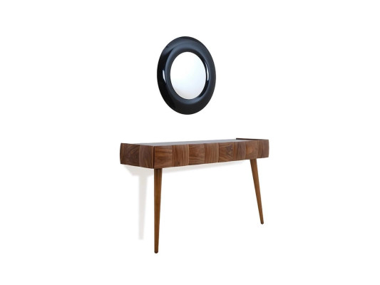 Konsole Kommode Modern Holz Konsolentisch mit Spiegel Luxus Wohnzimmer