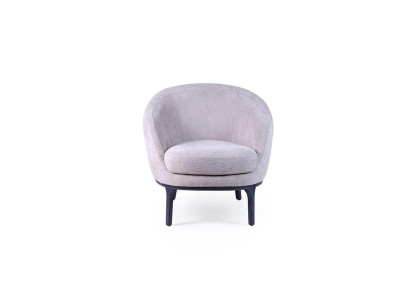 Designer Luxus Grau Sessel Polster Couch Sitz Modern Textil Polstermöbel