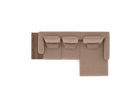 Polstermöbel Ecksofa L-Form Beige Designer Möbel Eck Garnitur Wohnzimmer