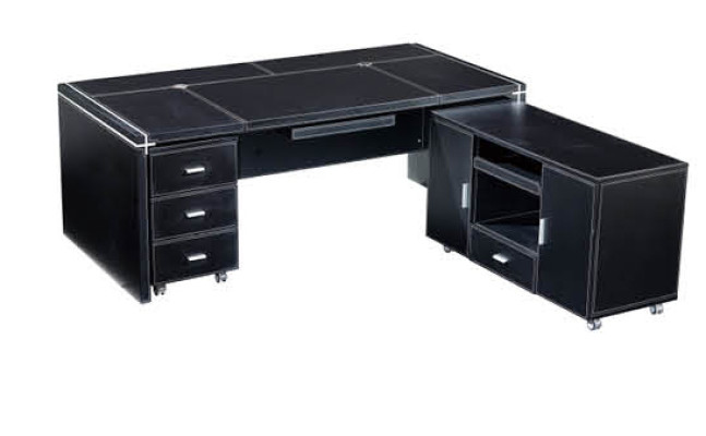 Moderne Büromöbel Ecke Schreibtisch Chef Schreibtisch Kommode 2tlg.