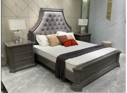 Schlafzimmer Ehebett Design Doppelbett Chesterfield Bett Polster Betten Möbel