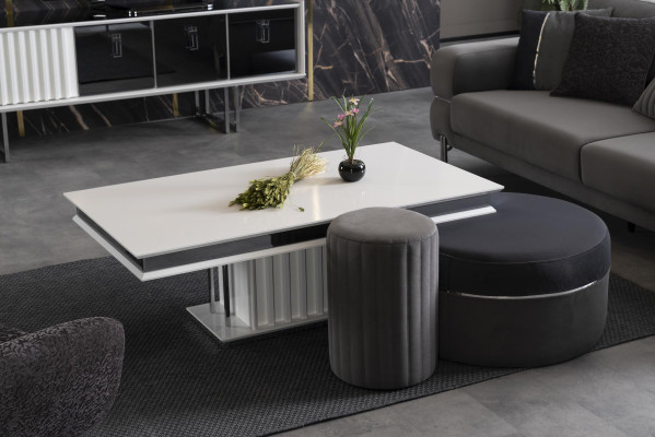 Luxus weißer couchtisch holz couchtische tisch design tische Möbel Holz