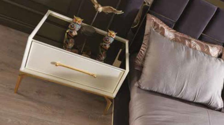 Weiß Design Nachttisch Konsole Beistelltische Schlafzimmer Holz Luxus Konsolen