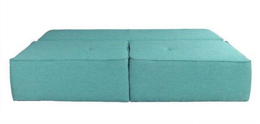 3 Sitz Sofa Couch Textil Polster Stoff Garnitur BEttfunktion Schlafsofa Neu