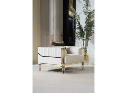 Design Suite Luxus Sessel Relax Textil Weißer Sessel Relax Sessel Moderner Luxus