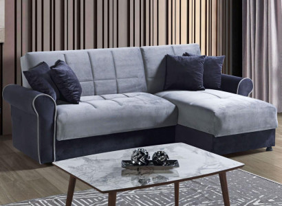 Ecksofa L-Form Textil Eckcouch Sofa Polster Premium Couch L Form Modern Neu 1