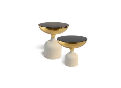 Designer Edelstahltisch Moderner Beistelltisch Wohnzimmer Luxus Möbel