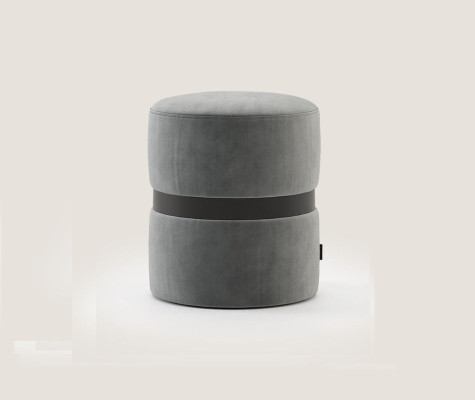 Moderner Grauer Hocker Luxus Beistellhocker Schlafzimmer Möbel Stil Neu