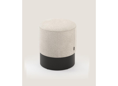 Designer Pouf Stilvoller Fußhocker Textilhocker Sitz Schlafzimmer Möbel