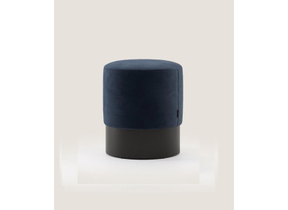 Runder Blauer Sitzhocker Luxus Schlafzimmer Moderne Beistellhocker