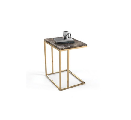 Moderner Edelstahl Beistelltisch Wohnzimmer Couchtisch Designer Möbel