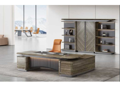 Büro Set Eckschreibtisch Schrank Gruppe Garnitur 2tlg Schreibtisch