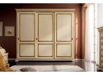 Kleiderschrank Holz Schrank Schlafzimmer Möbel Design Schränke Beige