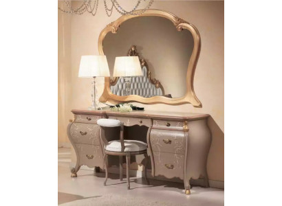 Schminktisch Set Konsole Spiegel Schlafzimmer Möbel Design Set