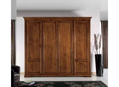 Kleiderschrank Schrank Luxus Holz Design Möbel Schlafzimmer Braun Neu