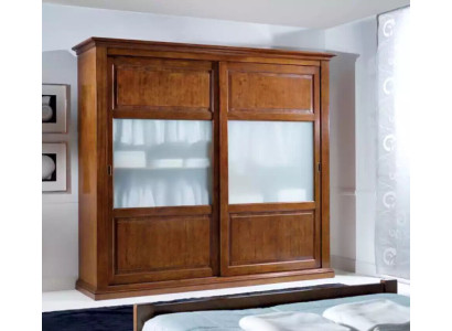 Schlafzimmer Möbel Italien Holzschrank Schrank Echtholz Kleiderschrank
