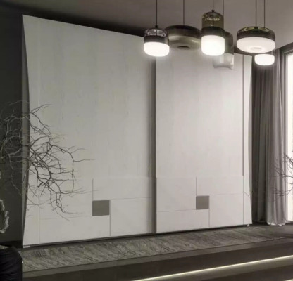 Kleiderschrank Holz Schlafzimmer Möbel Design Schränke Weiß Italien Neu