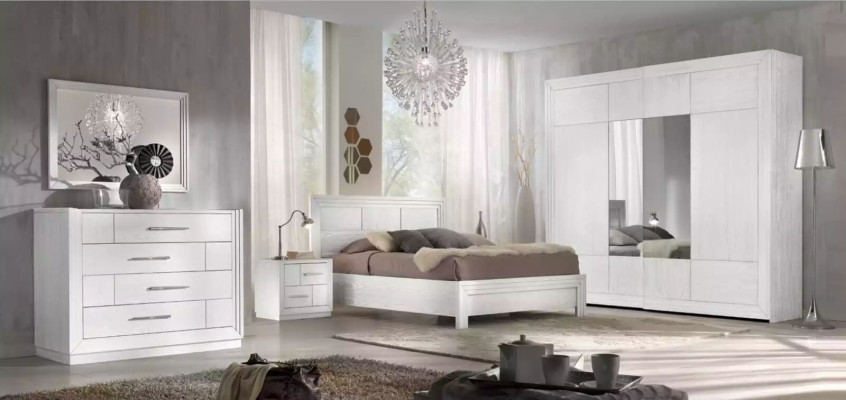 Kleiderschrank Weiß Schrank Holz Schlafzimmer Design Modern Möbel Neu