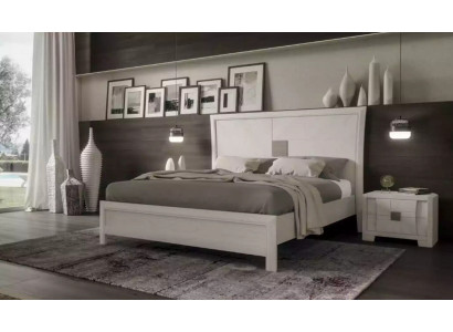 Bett 2x Nachttische 3tlg Schlafzimmer Set Design Modern Luxus Möbel