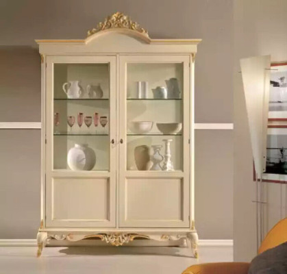 Design Holz Schrank Vitrine Schränke Italienische Stil Möbel Anrichte