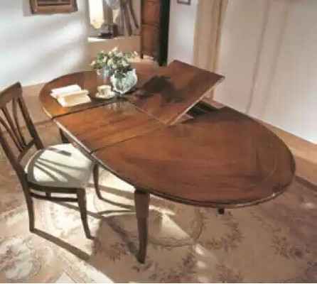 Esstisch 4x Stühle Klassische Esszimmer Garnitur 5tlg. Set Oval Tisch