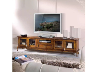 Exklusive Möbel Klassischer Stil Holz luxuriös TV-Ständer Lowboard