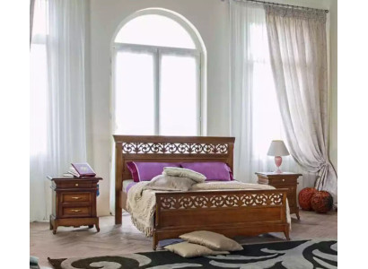 Bett 2x Nachttische 3 tlg. Schlafzimmer Set Design Modern Luxus Betten