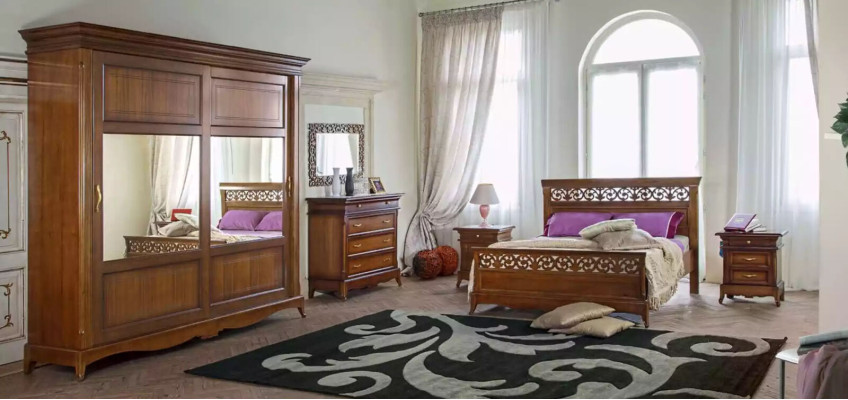 Bett 2x Nachttische 3 tlg. Schlafzimmer Set Design Modern Luxus Betten